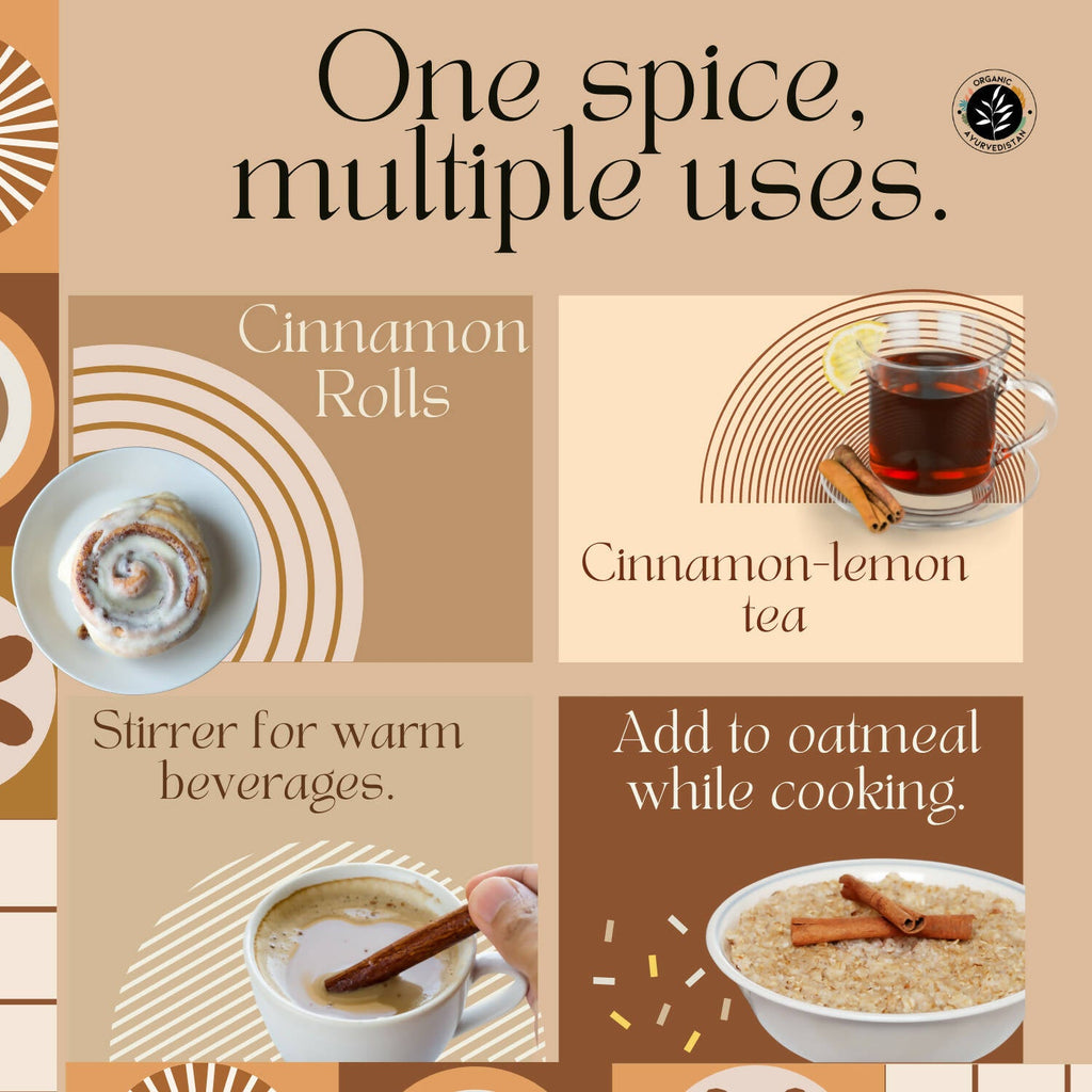 Organic Ayurvedistan Cassia Cinnamon Sticks