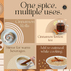 Organic Ayurvedistan Cassia Cinnamon Sticks