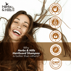 Herbs & Hills Hair Guard Anti Hair Fall Shampoo | Grocsy