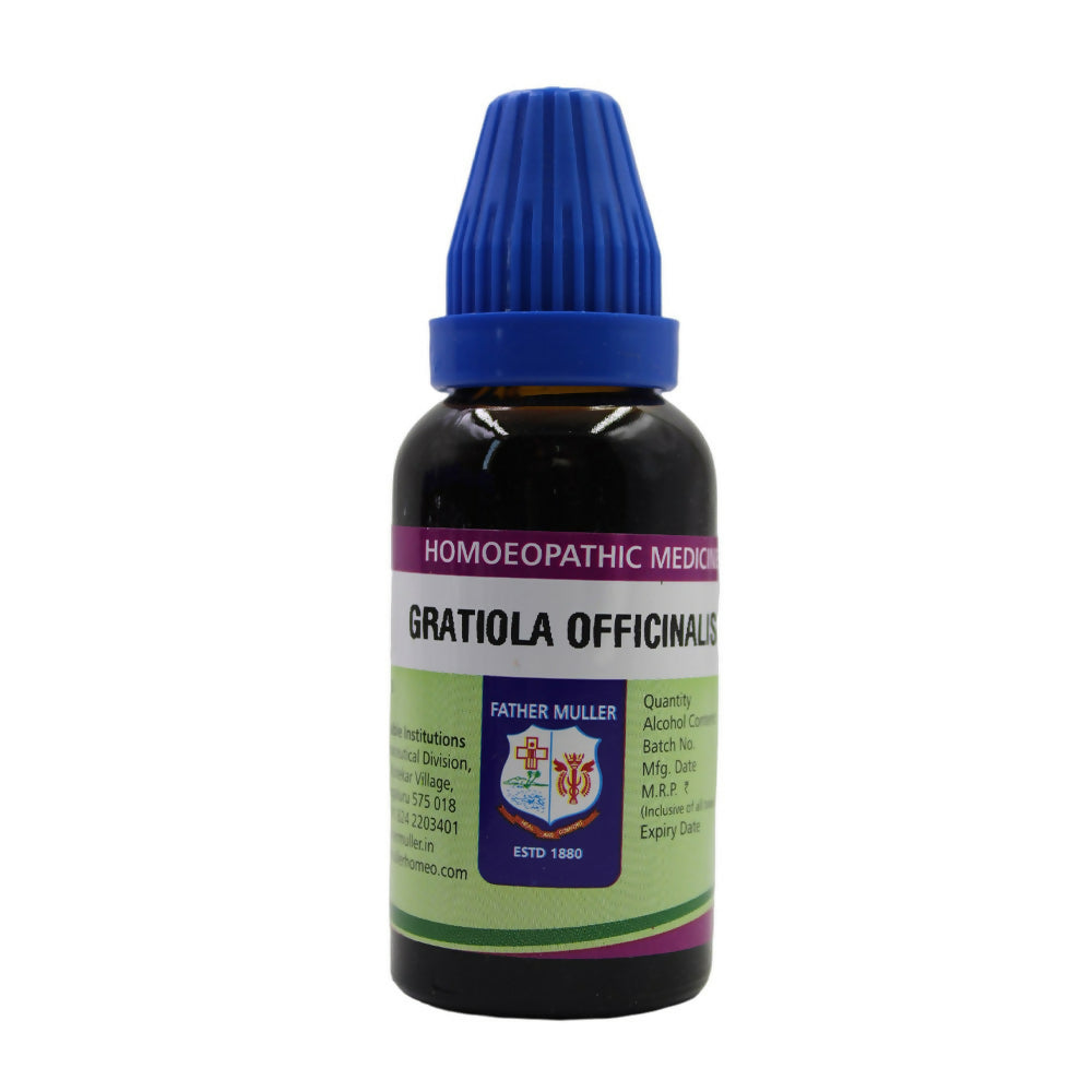 Father Muller Gratiola Officinalis Mother Tincture Q | Grocsy