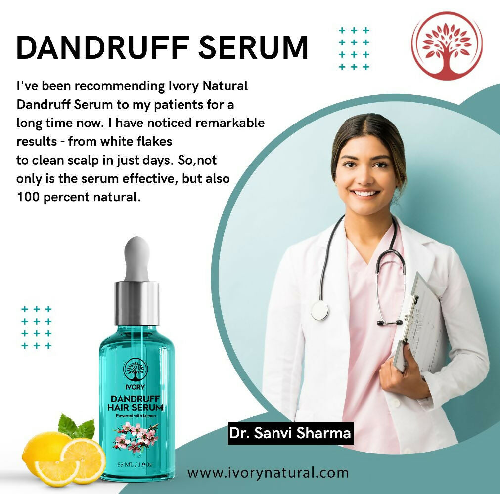 Ivory Natural Dandruff Hair Serum For Nourishing Dry Scalp | Grocsy