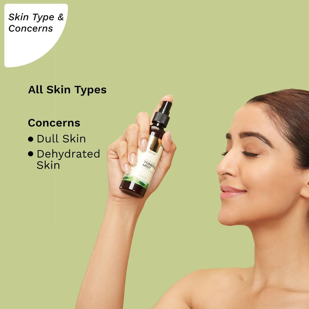 Pilgrim Spanish Face Toner For Glowing Skin, Refreshes & Hydrates Skin, Open Pores Tightening, Acne Prone Skin | Grocsy
