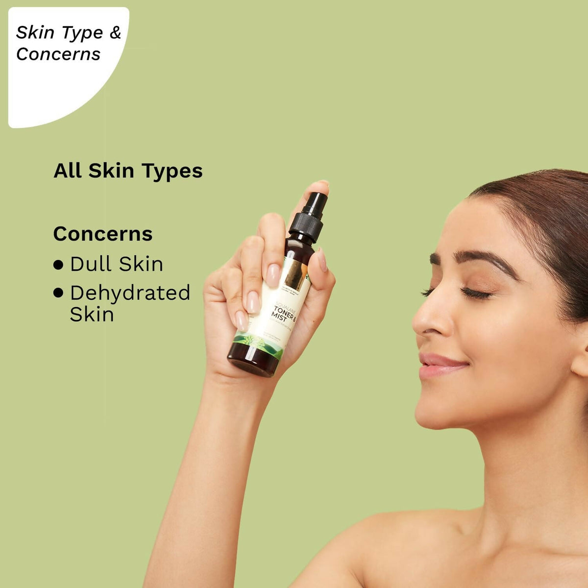 Pilgrim Spanish Face Toner For Glowing Skin, Refreshes & Hydrates Skin, Open Pores Tightening, Acne Prone Skin | Grocsy