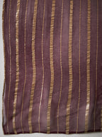 Wine Georgette Handwork Unstitched Dress Material - Hanika | Grocsy