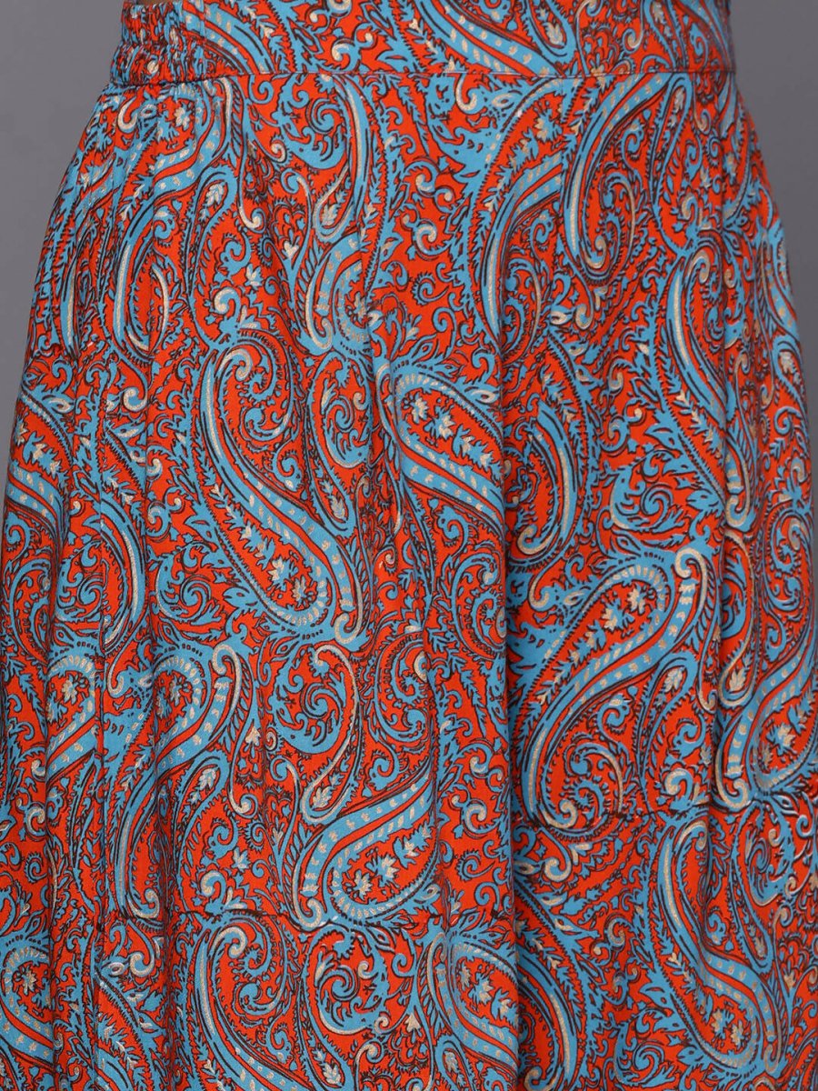 Ahalyaa Women's Traditional Wear Co-ods - Teal Blue | Grocsy