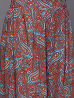 Ahalyaa Women's Traditional Wear Co-ods - Teal Blue | Grocsy