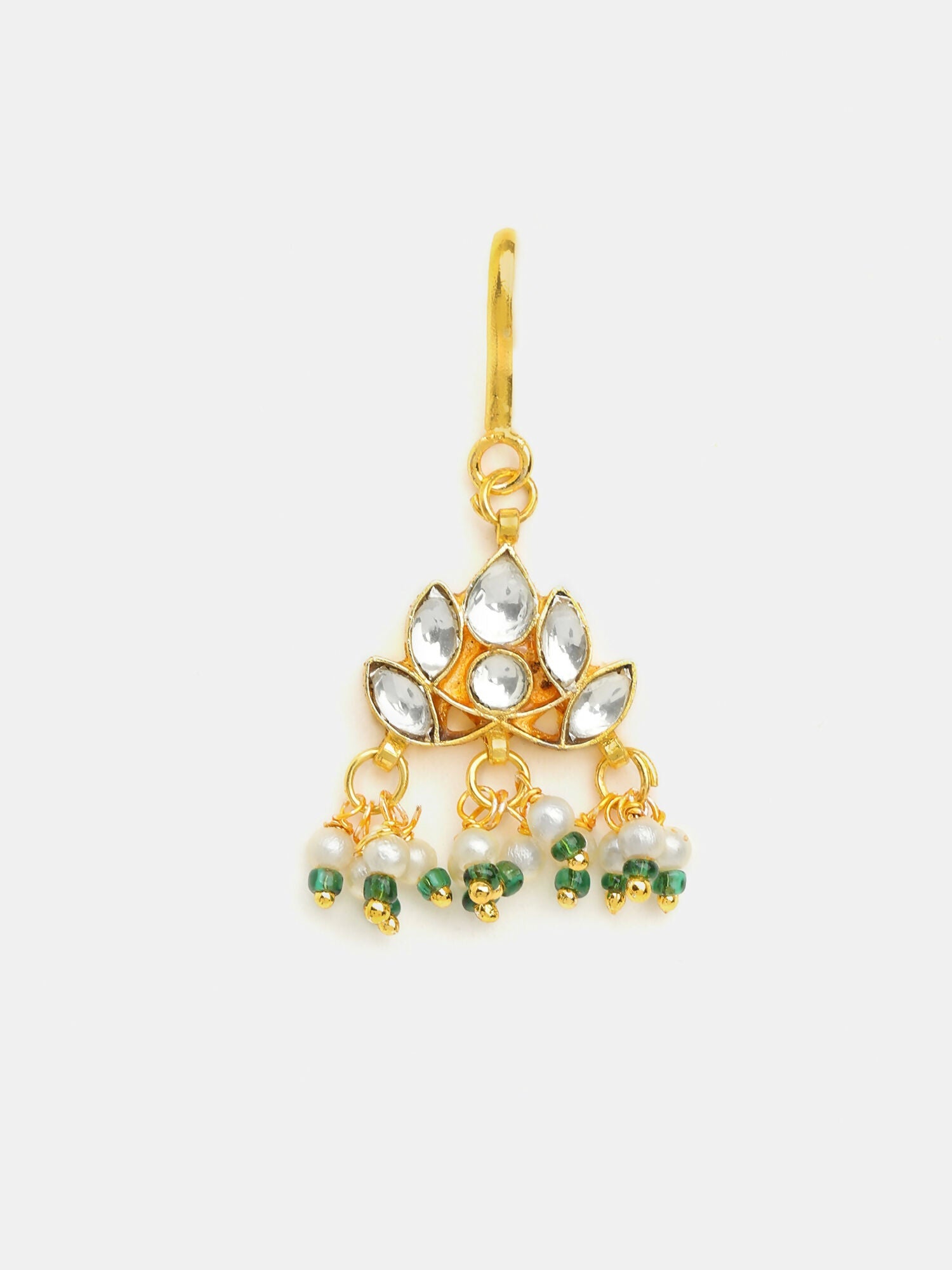 Ruby Raang Lotus Dangling Hair Brooch | Grocsy