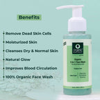 Organic Harvest 3-in-1 Face Wash for Dry and Normal Skin | Grocsy