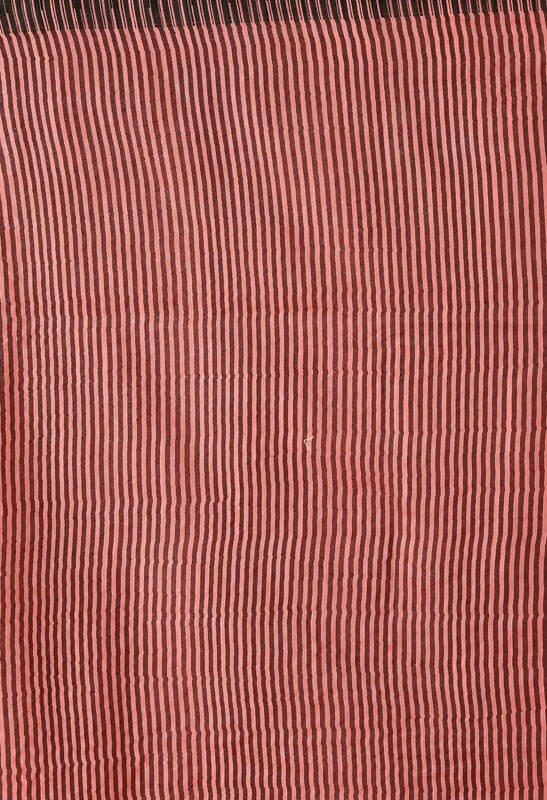 Mominos Fashion Moeza Gajari Pink Bhagalpuri Handloom Silk Black Temple Border Saree with unstitched Blouse piece | Grocsy
