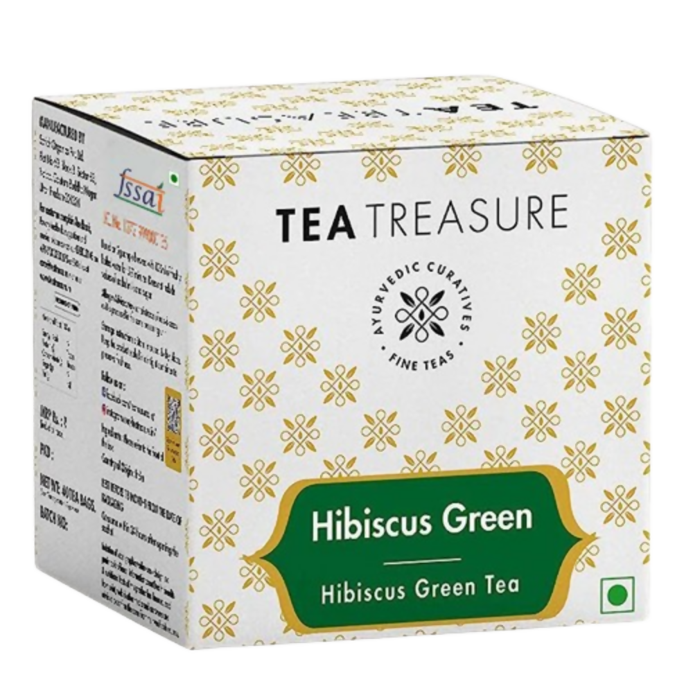 Tea Treasure Hibiscus Green Tea Bags | Grocsy