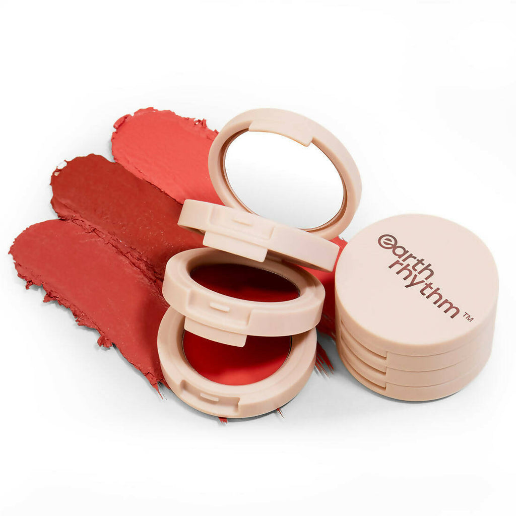 Earth Rhythm Silk Set Go 3-In-1 Lip & Cheek Tint, Satin Nude | Grocsy