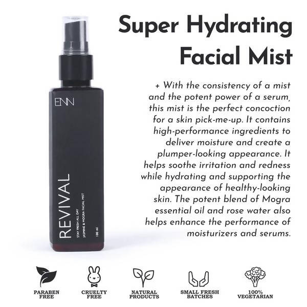 Enn Revival Stay Fresh All Day Jasmine & Mogra Facial Mist | Grocsy