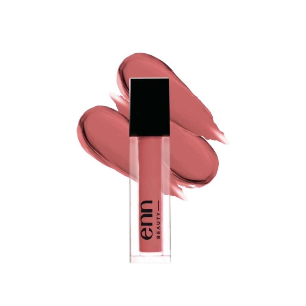 Enn Semi Matte Red Liquid Lipstick - Dusty Mauve | Grocsy