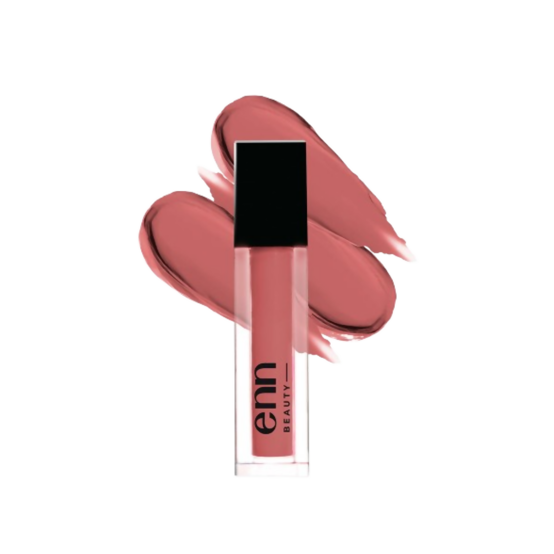 Enn Semi Matte Red Liquid Lipstick - Dusty Mauve | Grocsy