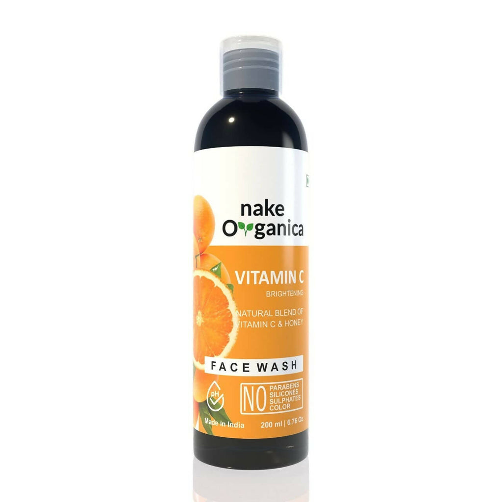 Nake Organica Vitamin C Brightening Face Wash | Grocsy