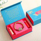 Jai Bholenath Bracelet Rakhi & Almond Treat Chocolate | Grocsy