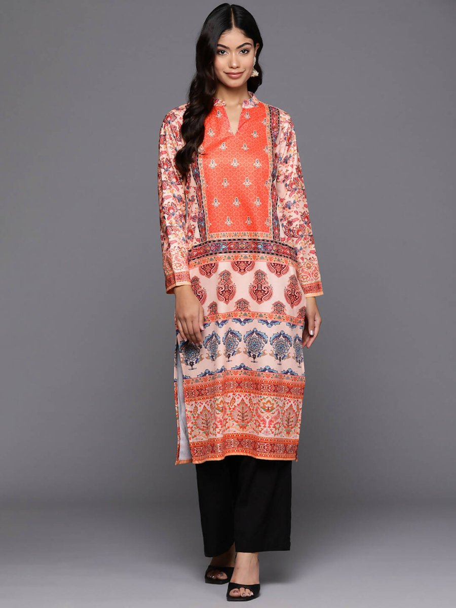 Ahalyaa Women's Traditional wear Kurta - Multi | Grocsy