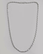 VOJ Silver Plated Designer Chain For Men | Grocsy