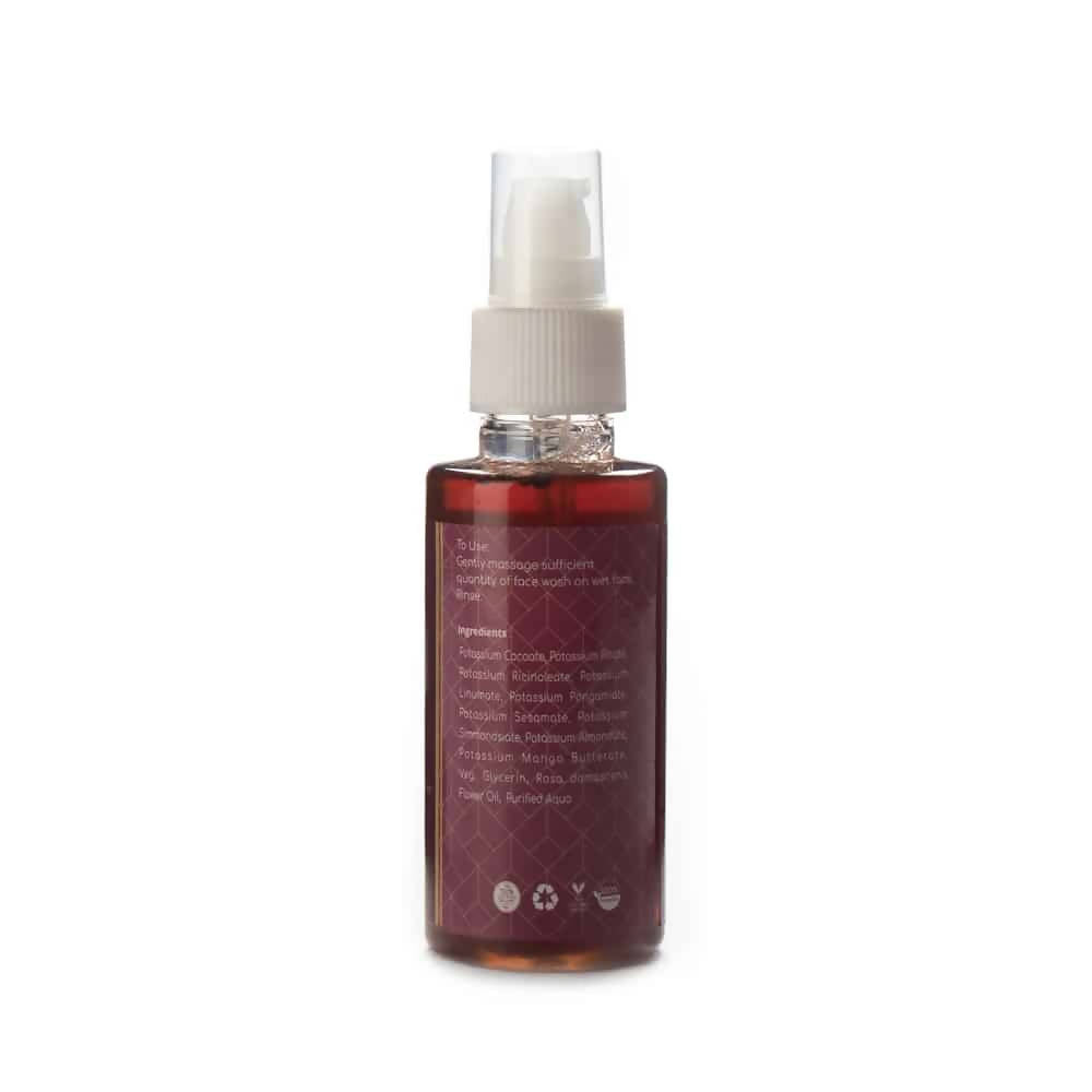 Rustic Art Organic Wild Rose Face Wash | Grocsy