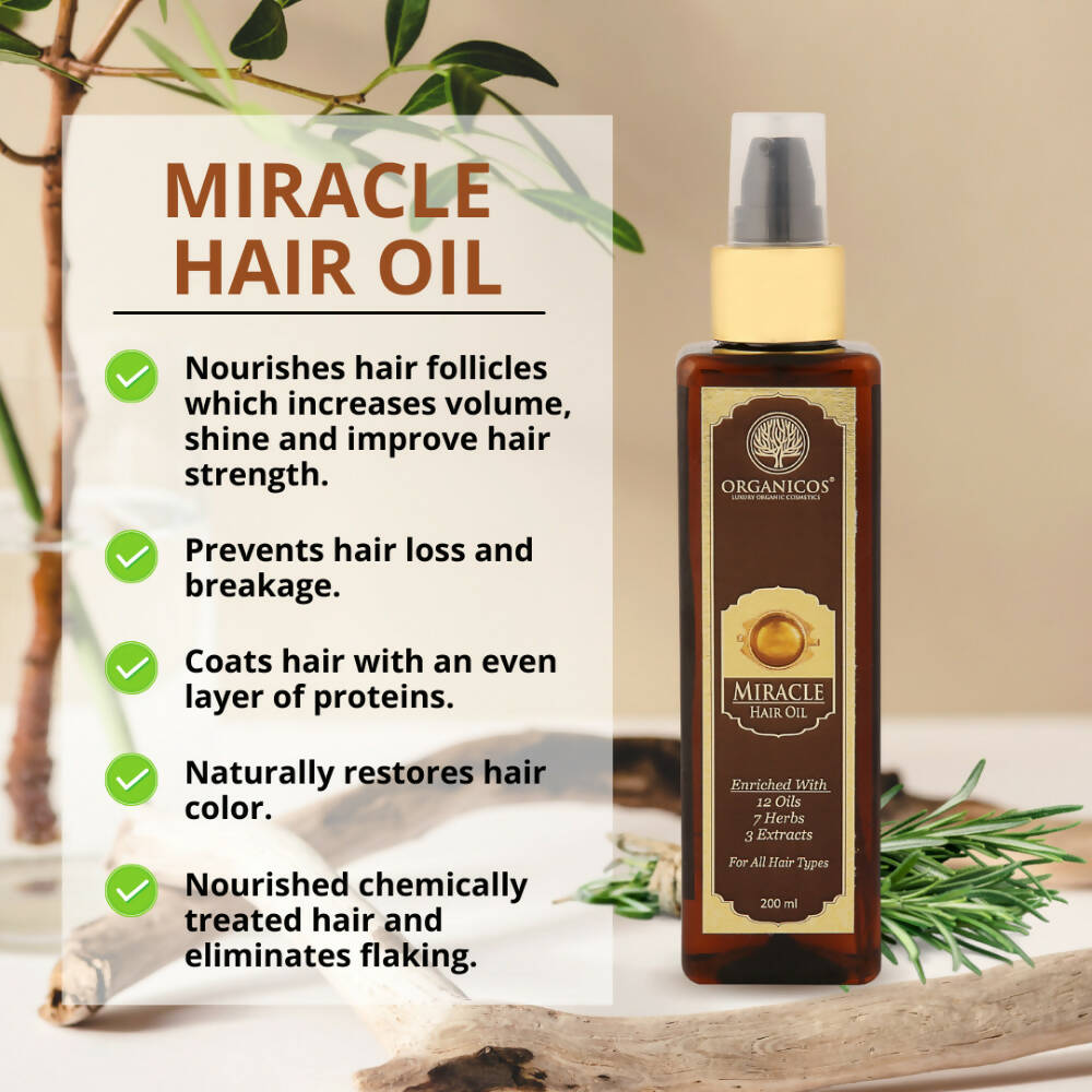 Organicos Miracle Hair Oil | Grocsy