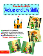 Step By Step Skills-Values And Life Skills Colorful Tearable Worksheets | Grocsy