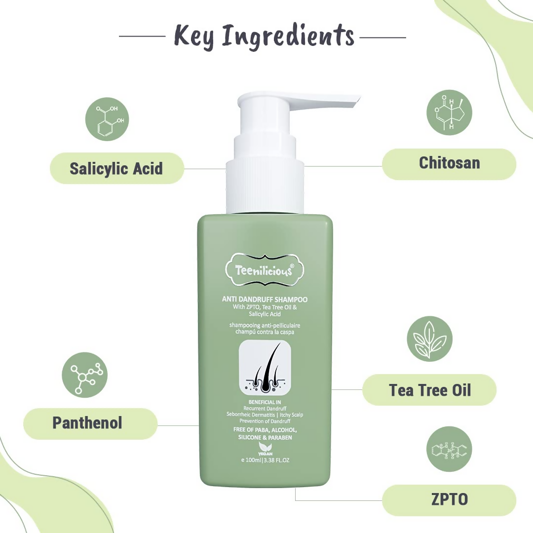 Teenilicious Anti Dandruff Shampoo With Natural Tea Tree Oil | Grocsy
