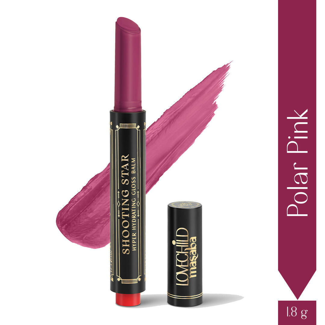 LoveChild By Masaba Gupta Shooting Star Hyper Hydrating Gloss Balm - Polar Pink | Grocsy