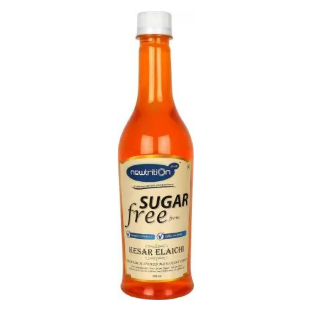 Newtrition Plus Sugar Free Rose + Strawberry +Kesar Elaichi Syrup | Grocsy