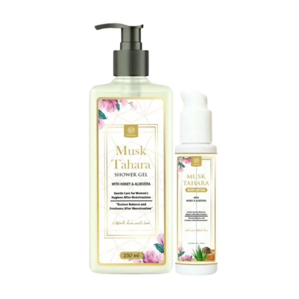 Al Masnoon Musk Tahara Shower Gel & Body Lotion | Grocsy