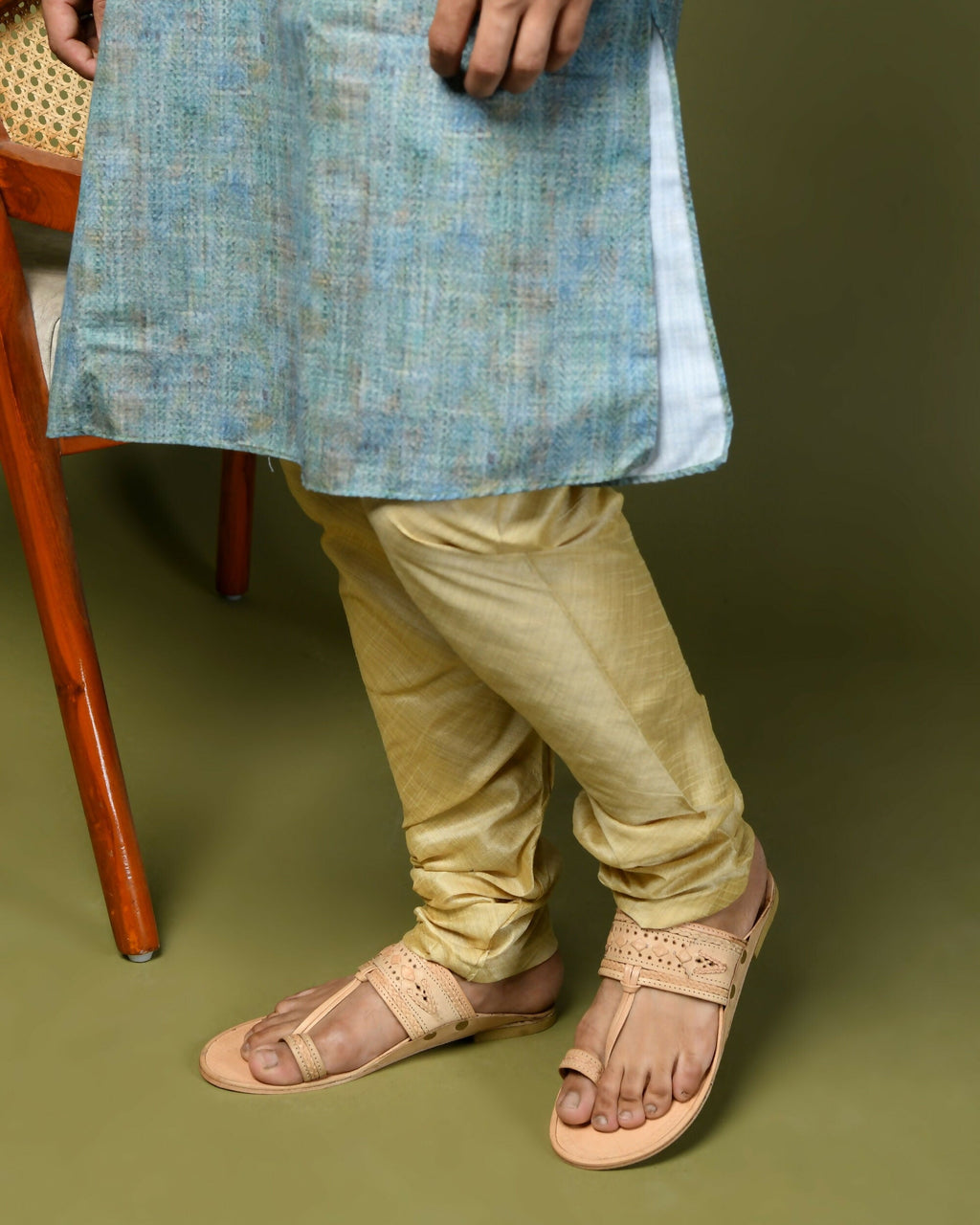 Stepsoft Natural Leather Kolhapuri Chappals For Men – Party & Ethnic Wear | Grocsy