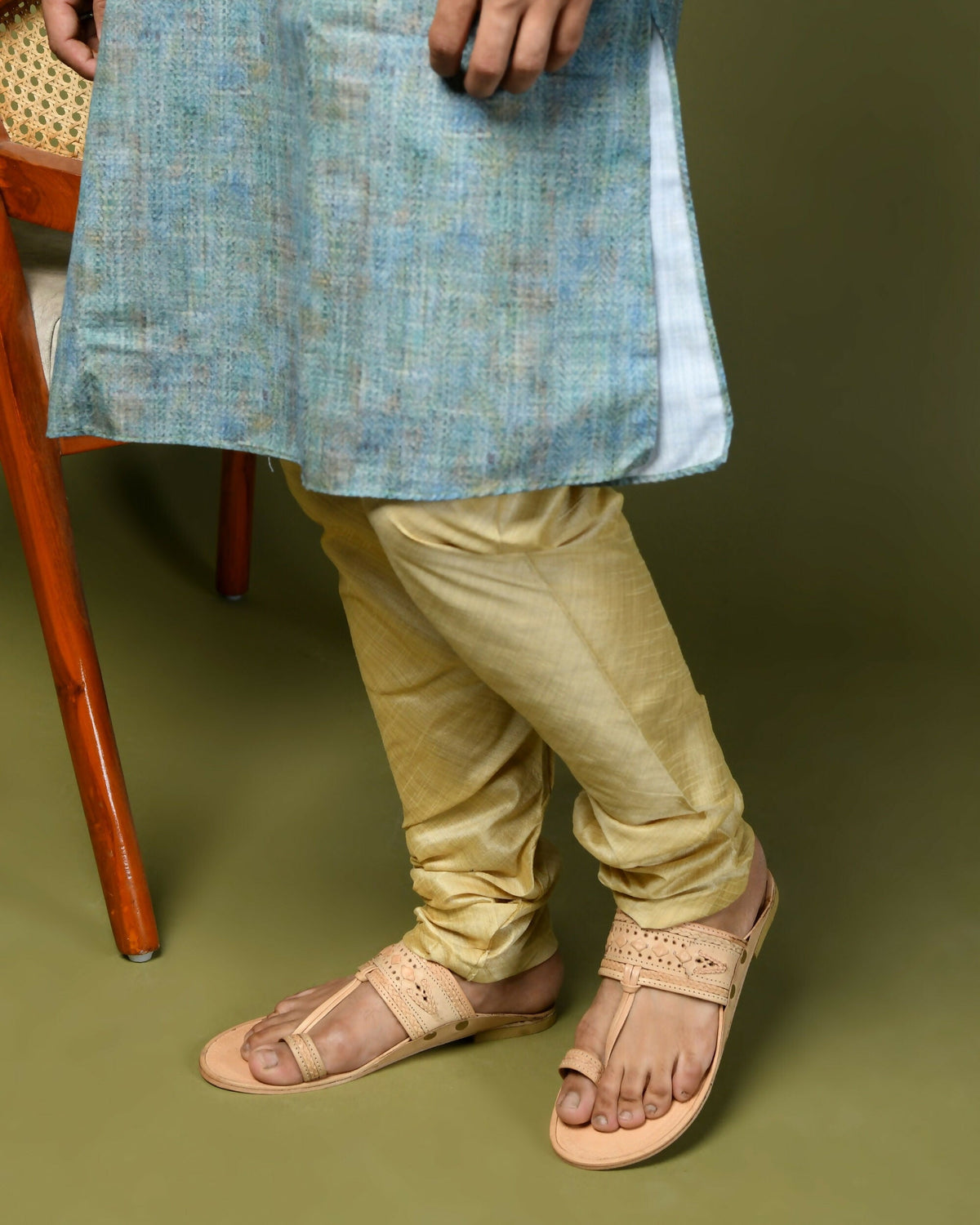 Stepsoft Natural Leather Kolhapuri Chappals For Men – Party & Ethnic Wear | Grocsy