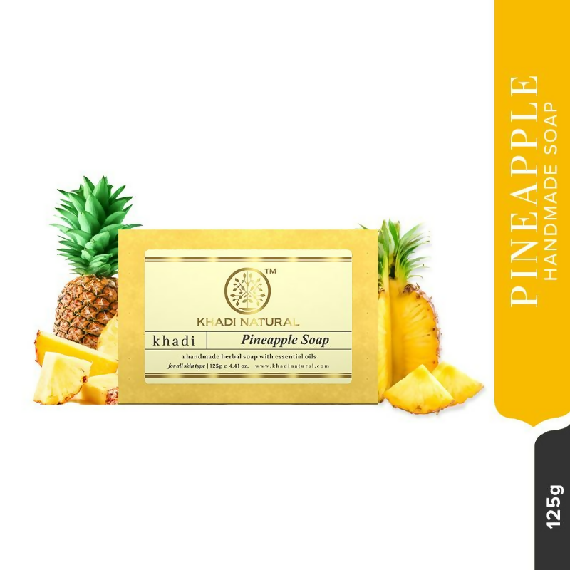 Khadi Natural Pineapple Handmade Soap | Grocsy