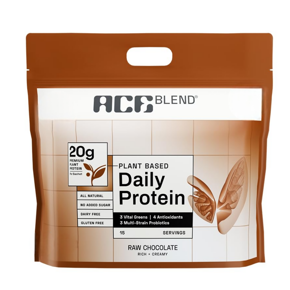 Ace Blend Daily 20G Plant Protein - Raw Chocolate | Grocsy