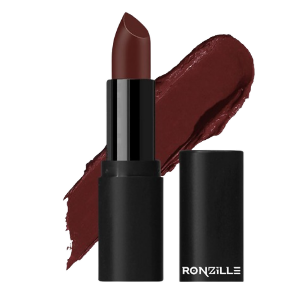 Ronzille One Touch Up HD Matte Lipstick - Almond Swoosh | Grocsy