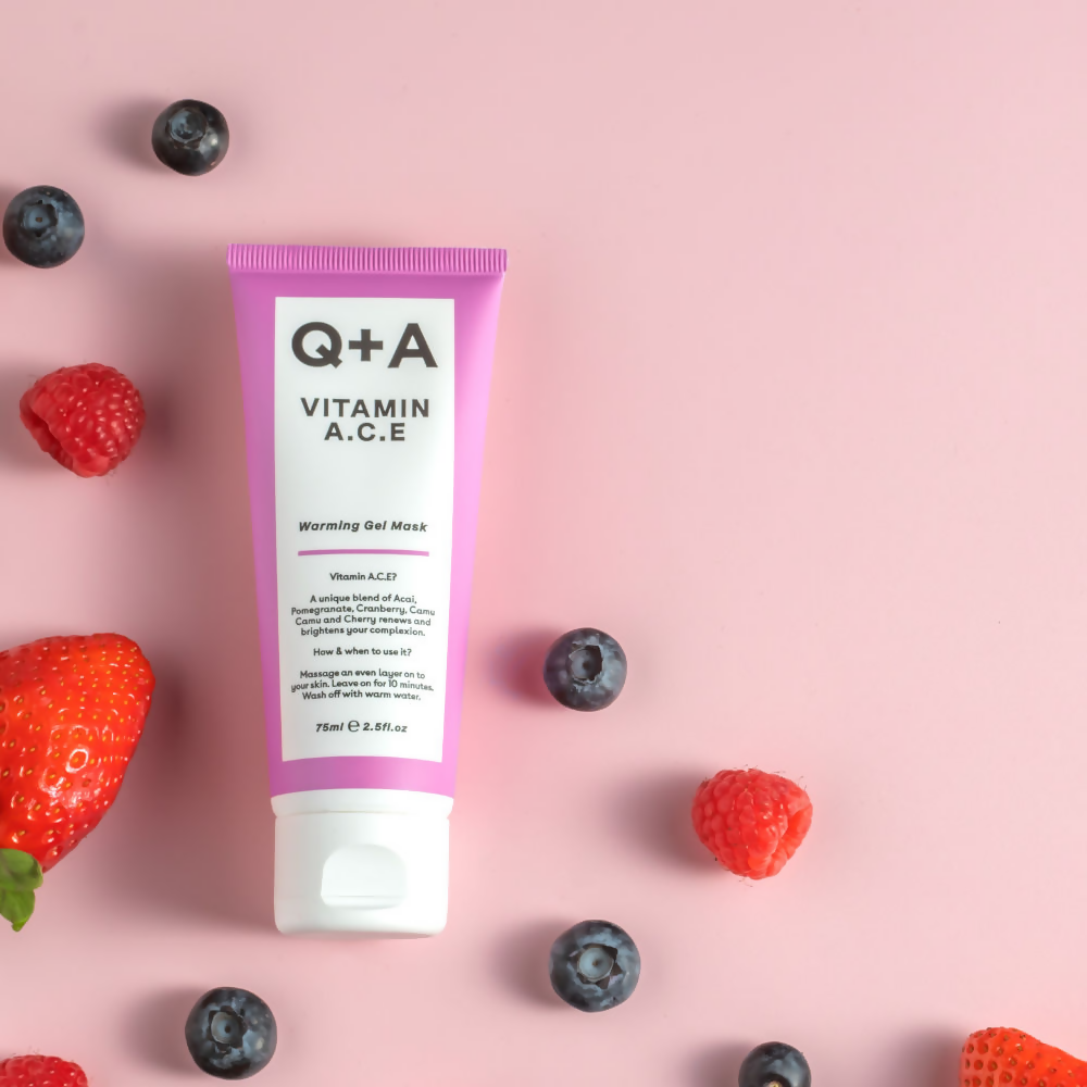 Q+A Vitamin A.C.E Warming Gel Mask | Grocsy