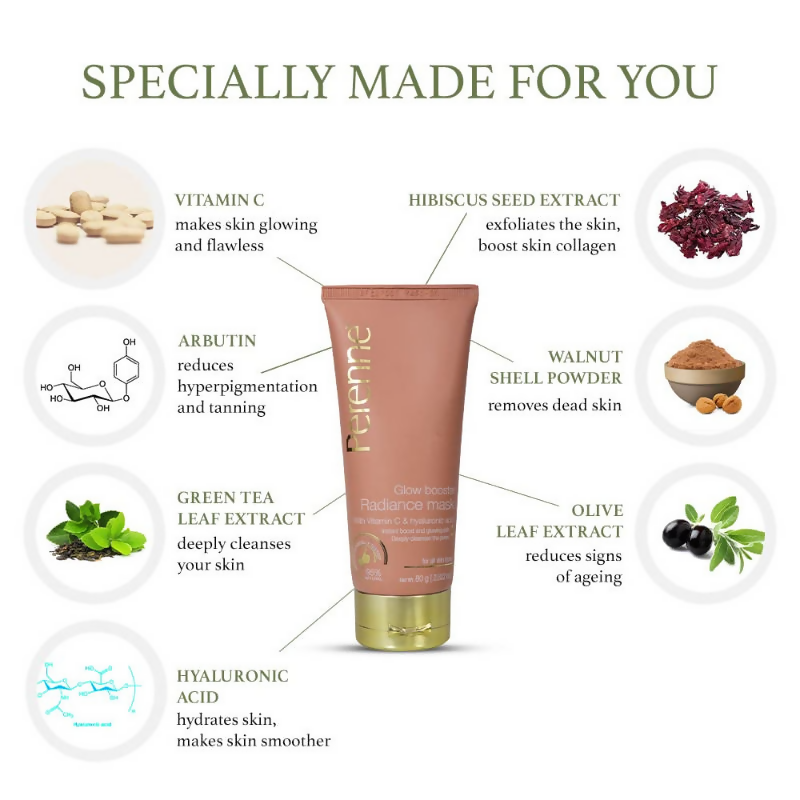 Perenne Glow Booster Radiance Mask | Grocsy