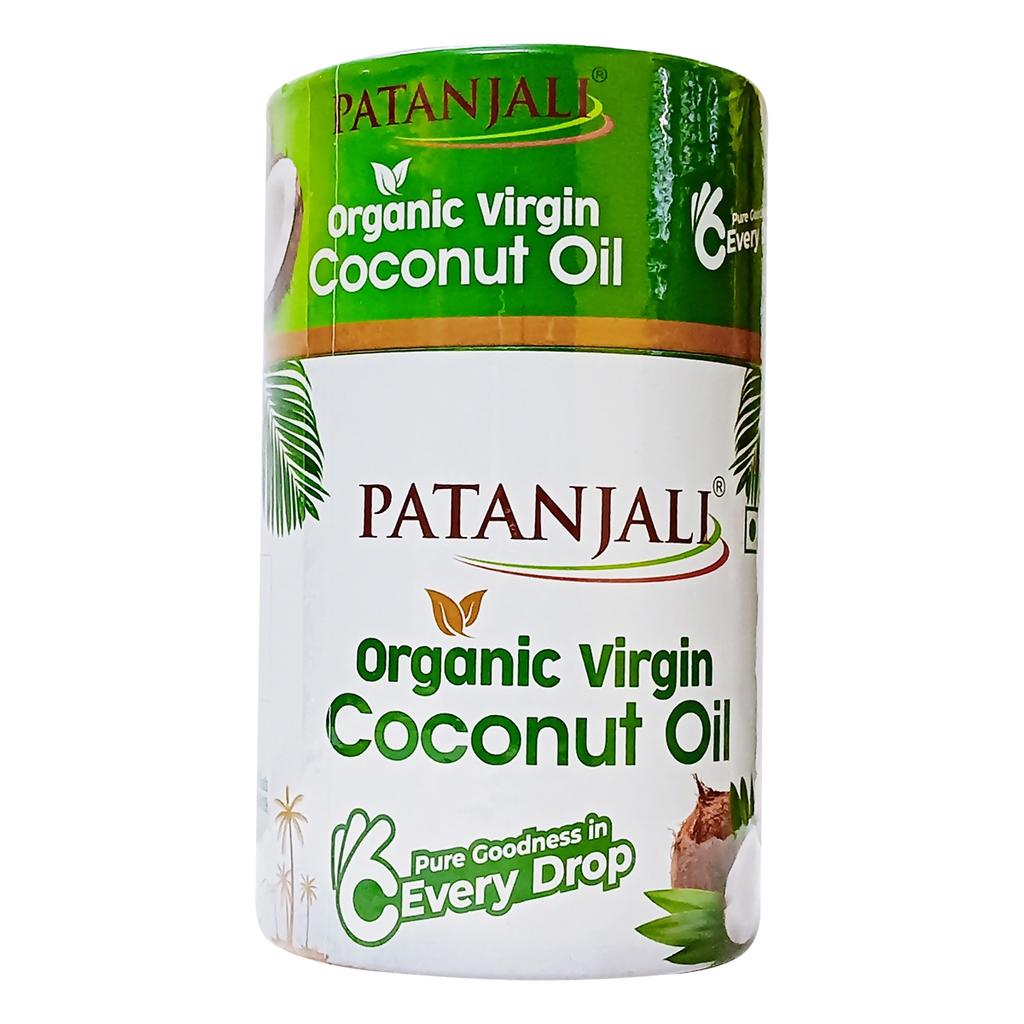 Patanjali Organic Virgin Coconut Oil Jar | Grocsy