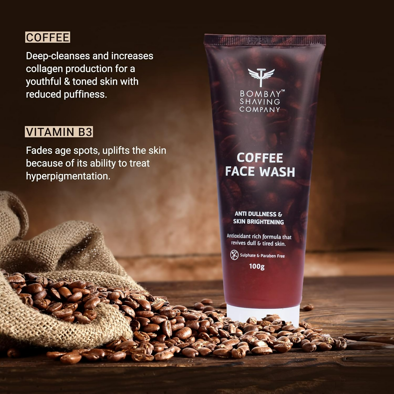 Bombay Shaving Company Coffee Face Wash | Grocsy