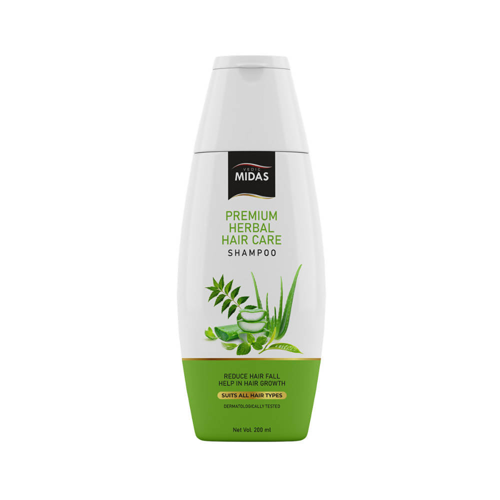 Vedic Midas Premium Herbal Shampoo | Grocsy