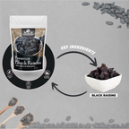 Nature Yard Black Raisins Seedless/kali kismis/kishmish dry fruit | Grocsy