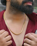 VOJ Gold-Polished Thick Snake Chain | Grocsy
