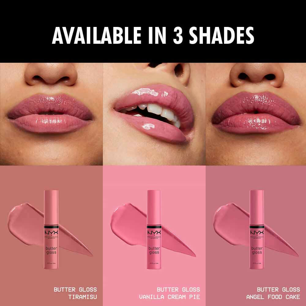 NYX Professional Makeup Butter Gloss - Vanilla Cream Pie | Grocsy