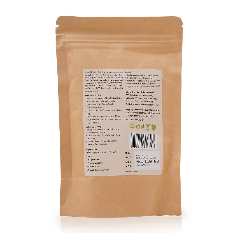 Jeva Multani Mitti Powder Face Pack | Grocsy