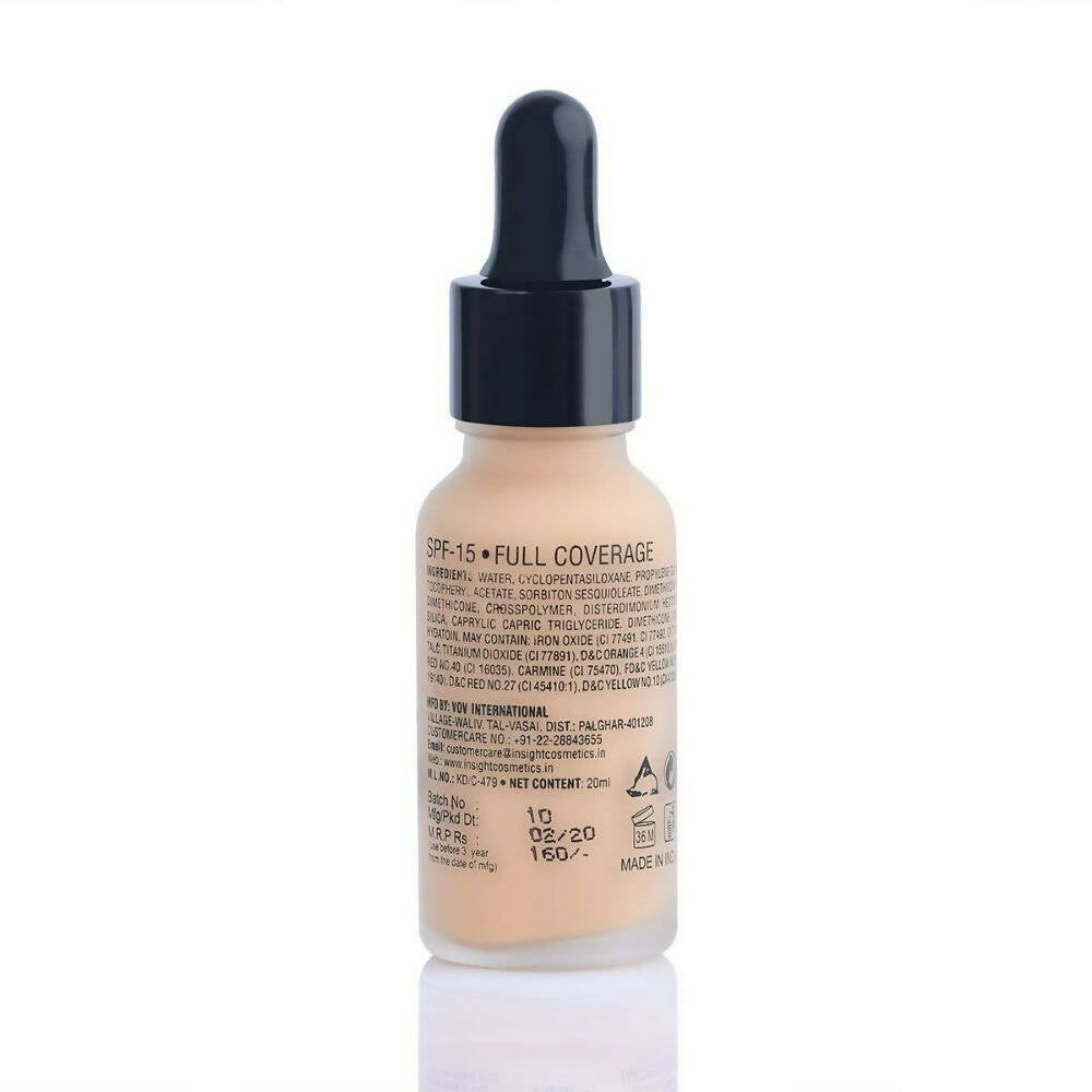 Insight Cosmetics Ultra-Thin Second Skin Long Wear Liquid, Creamnatural Foundation - Golden Honey | Grocsy
