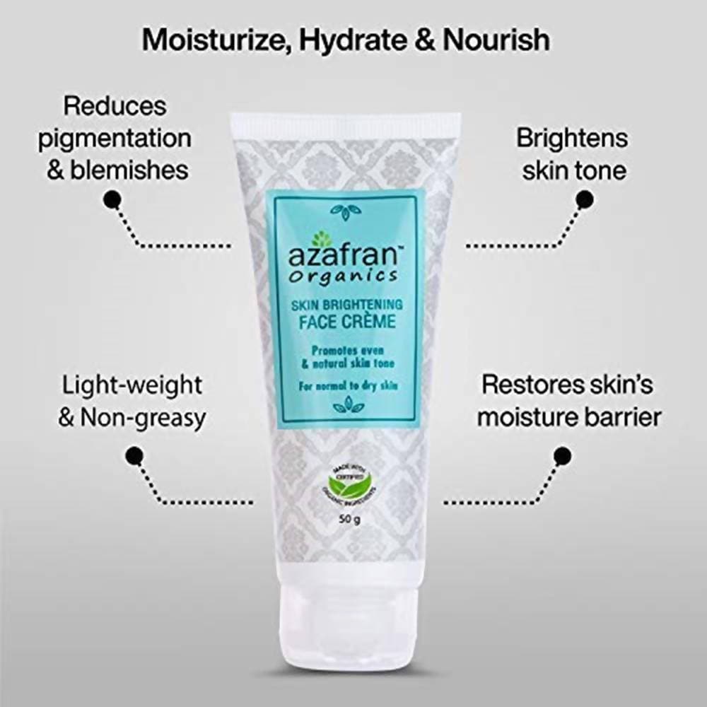Azafran Organics Skin Brightening Face Cream | Grocsy