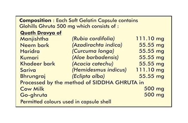 Herbal Hills Glohills Healthy Skin Capsules | Grocsy