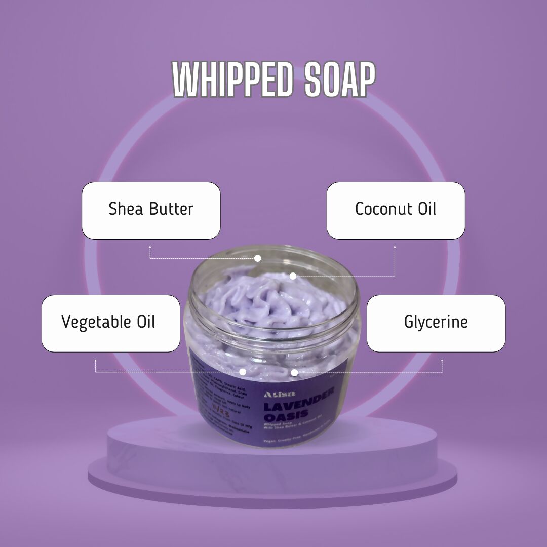 Atisa Lavender Oasis Whipped Soap | Grocsy