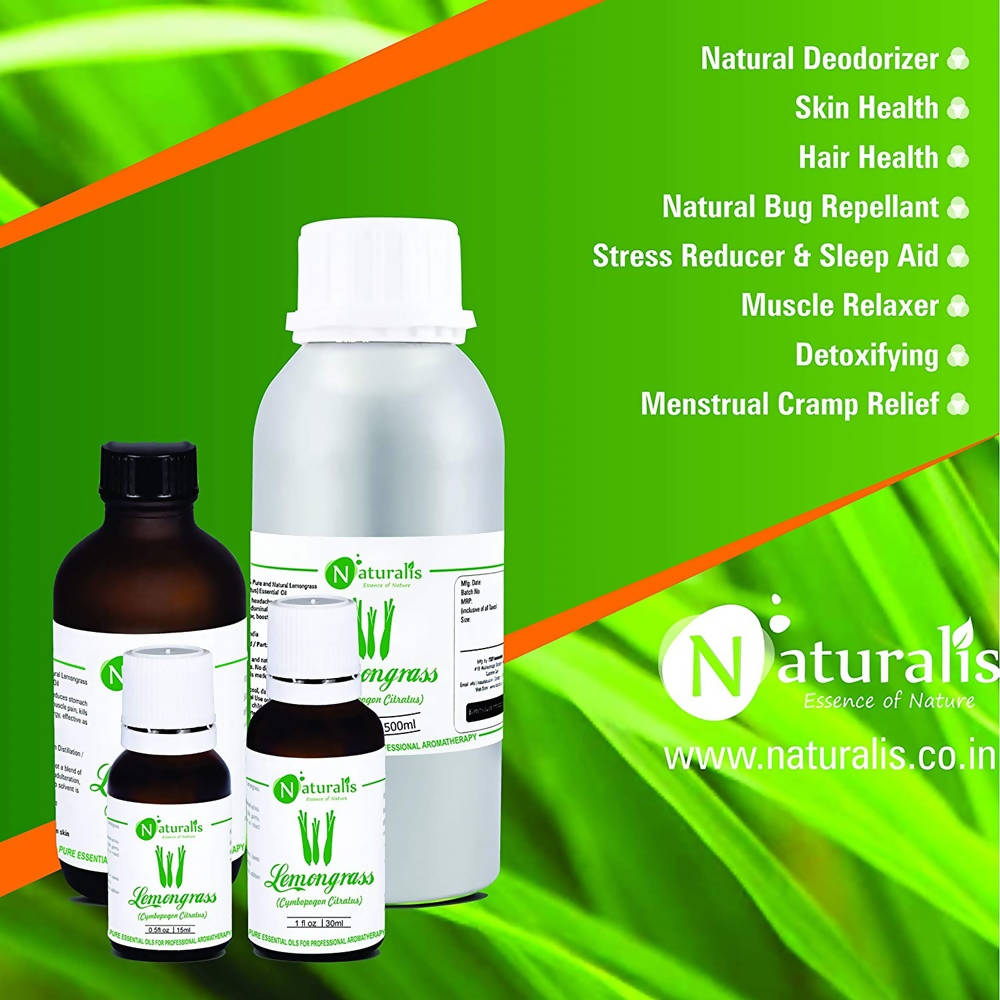Naturalis Essence of Nature Lemongrass Essential oil | Grocsy