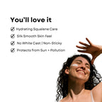 Detoxie Squalene & Silk Protiens SPF50 Sunscreen Gel For All Skin Types | Grocsy