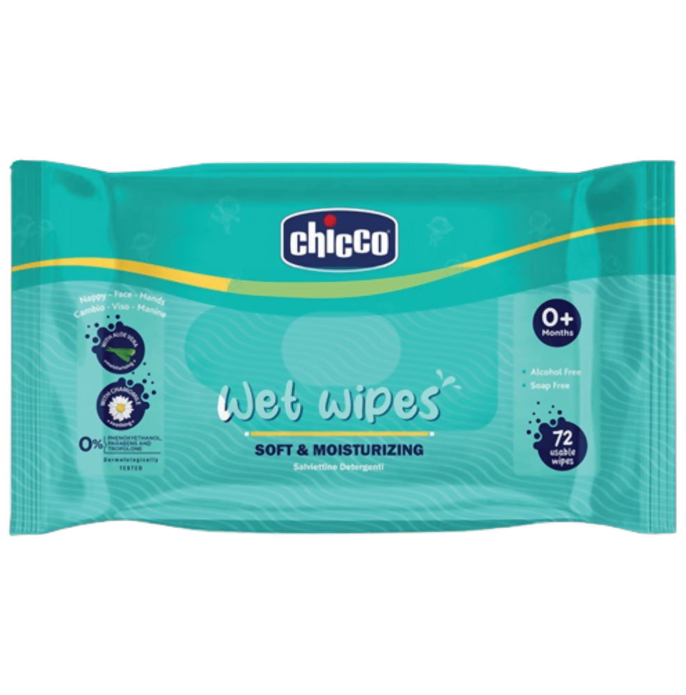Chicco Wet Wipes Soft & Moisturizing | Grocsy